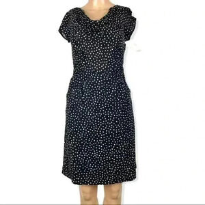 Helmet Lang Polka Dot Dress